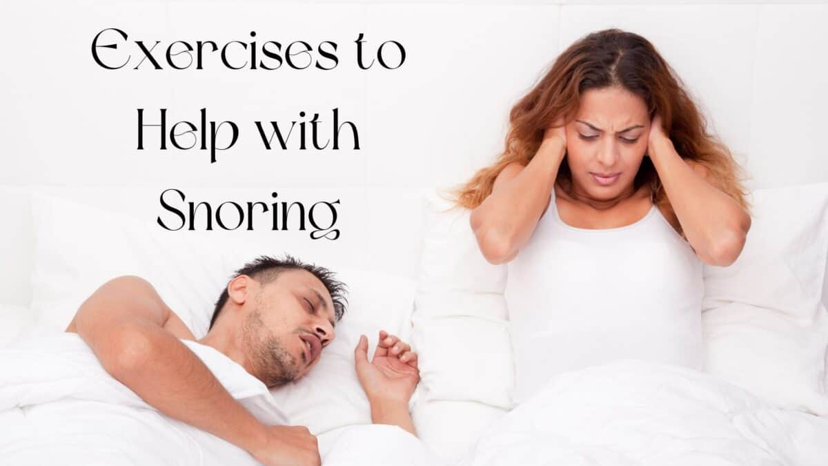 Exercises to Help with Snoring